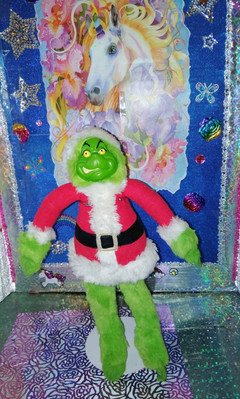  Universal Studios / How The Grinch Stole XMas Singing Grinch Doll '2000 Plush!