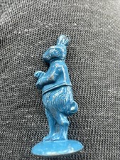 Vintage Uncle Wiggily Rabbit BLUE Metal Game Piece Bunny Milton Bradley 1940’s