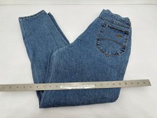 Chic Women's Jeans High Waist Mom Jeans - Tapered Leg - 14 AVG - Small Cosmetic!