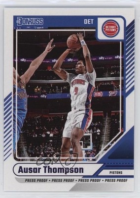 2024-25 Panini Donruss Press Proof Purple 134/199 Ausar Thompson #200 1d4