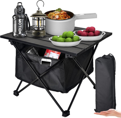 Foldable Camping Side Table, Ultralight Small Beach Aluminum, Portable Outdoor T