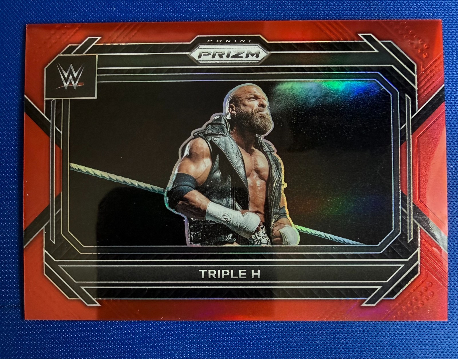 2023 Prizm WWE  Triple H #71 Red Refractor 083/299