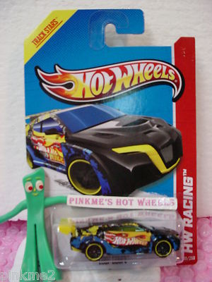 New 2013 i Hot Wheels LOOP COUPE #109  Black w/Yellow Int Racing Track  Case G