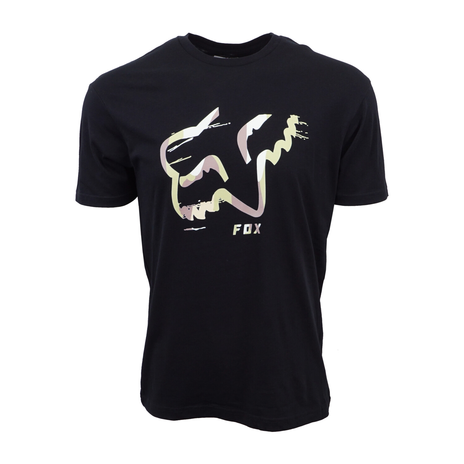 МУЖСКАЯ ФУТБОЛКА С КАМУФЛЯЖНЫМ ЛОГОТИПОМ НА ГОЛОВЕ ДЛЯ МОТОКРОССА С ГРАФИЧЕСКИМ РИСУНКОМ, ЧЕРНАЯ