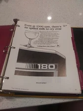 Extremely Rare 1980's John Deere Dealer Imprints And Ads Binder With Sales Aids