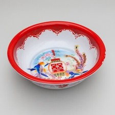 Antico lavabo catino ferro smaltato China vintage 1960-70 Enamel Sink Bowl large