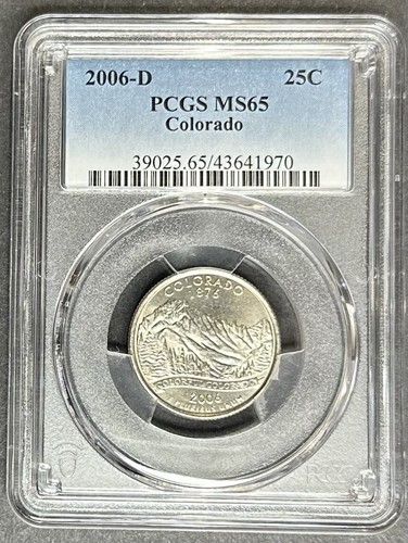 2006-D Colorado Quarter PCGS MS-65, Buy 3 Items, Get $5 Off!! - Picture 1 of 2