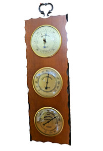 VINTAGE VERICHRON MOD 75 Wall Weather Station Thermometer, Barometer, Hygrometer
