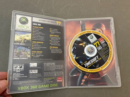 XBOX 360 Official XBOX Magazine DEMO Game Disc 77 December 2007 Guitar Hero III - Picture 3 of 3