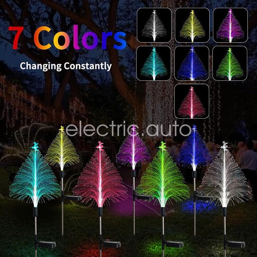 Solar Power Garden Light LED RGB 7Color Changing Jellyfish Stake Lamp Outdoor CN - Picture 4 of 15