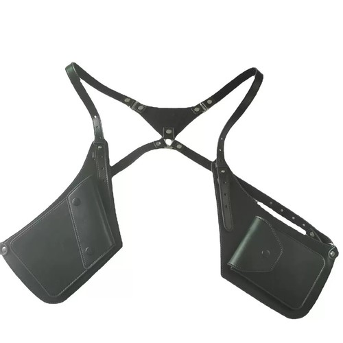 Bolso táctico Chaqueta de cuero de vaca Vaquero occidental Vestir PU Exterior Bolso pequeño - Imagen 6 de 9