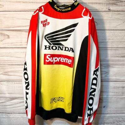 Supreme Honda Fox Racing Moto Trikot Größe S Farbe Gelb Rot Schwarz Weiß Herren