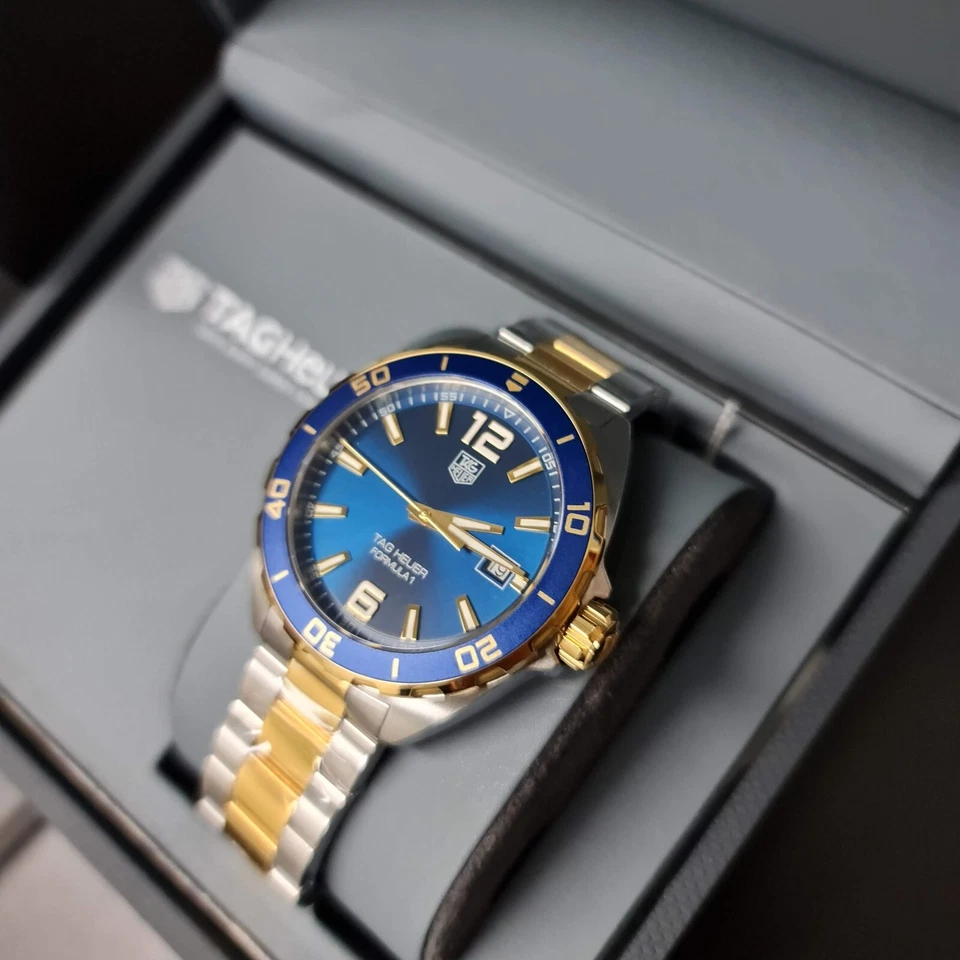 Original FULL SET Tag Heuer WAZ1120.BB0879 Formula 1 Two-Tone Mens Watch - Image 3 of 4