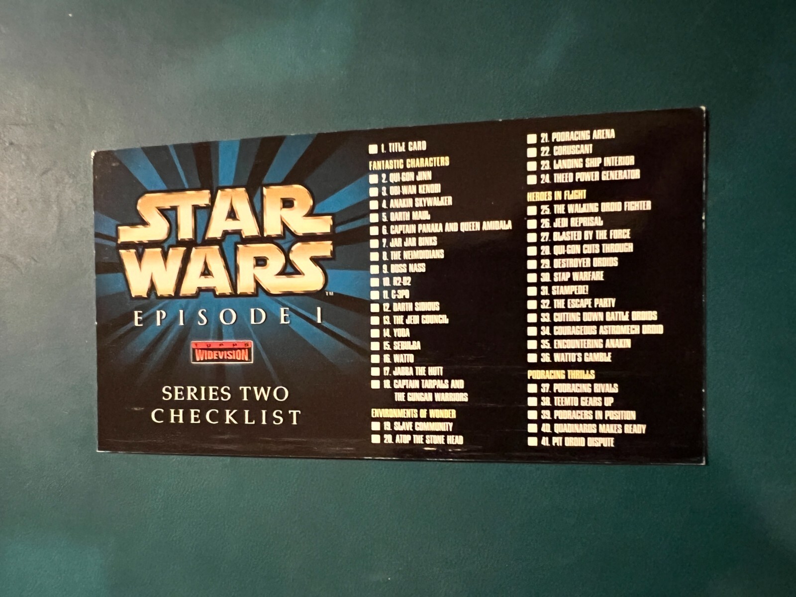 1999 Topps Star Wars Episode I SERIES 1-2 Widevision Complete Your Set U Pick - Picture 330 of 331