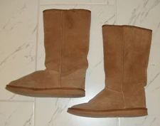 EMU RIDGE  Boots 14" Tall  Brown  Suede Womens 10 Mens 9  NICE Warm 