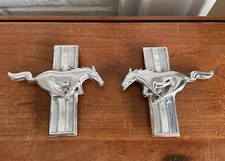 Lot Of 2 Vintage Ford Mustang Running Horse Emblems C4zb 16c229-rh 30570-hi
