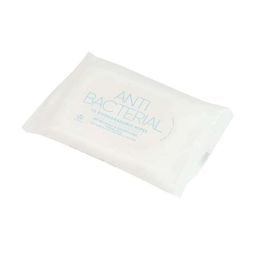 15 Pack Refreshing & Smoothing Biodegradable Wipes -Anti Bacterial Free Shipping - Picture 2 of 4