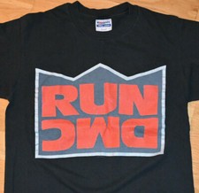 *1991 RUN DMC* vtg rap tee hip-hop concert promo shirt (M) Rare 80s 90s Def Jam