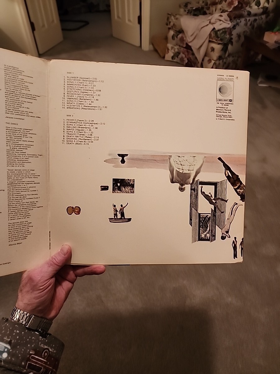 PIERRE HENRY-VARIATIONS FOR A DOOR & A SIGH LP 1967 1ST GATEFOLD