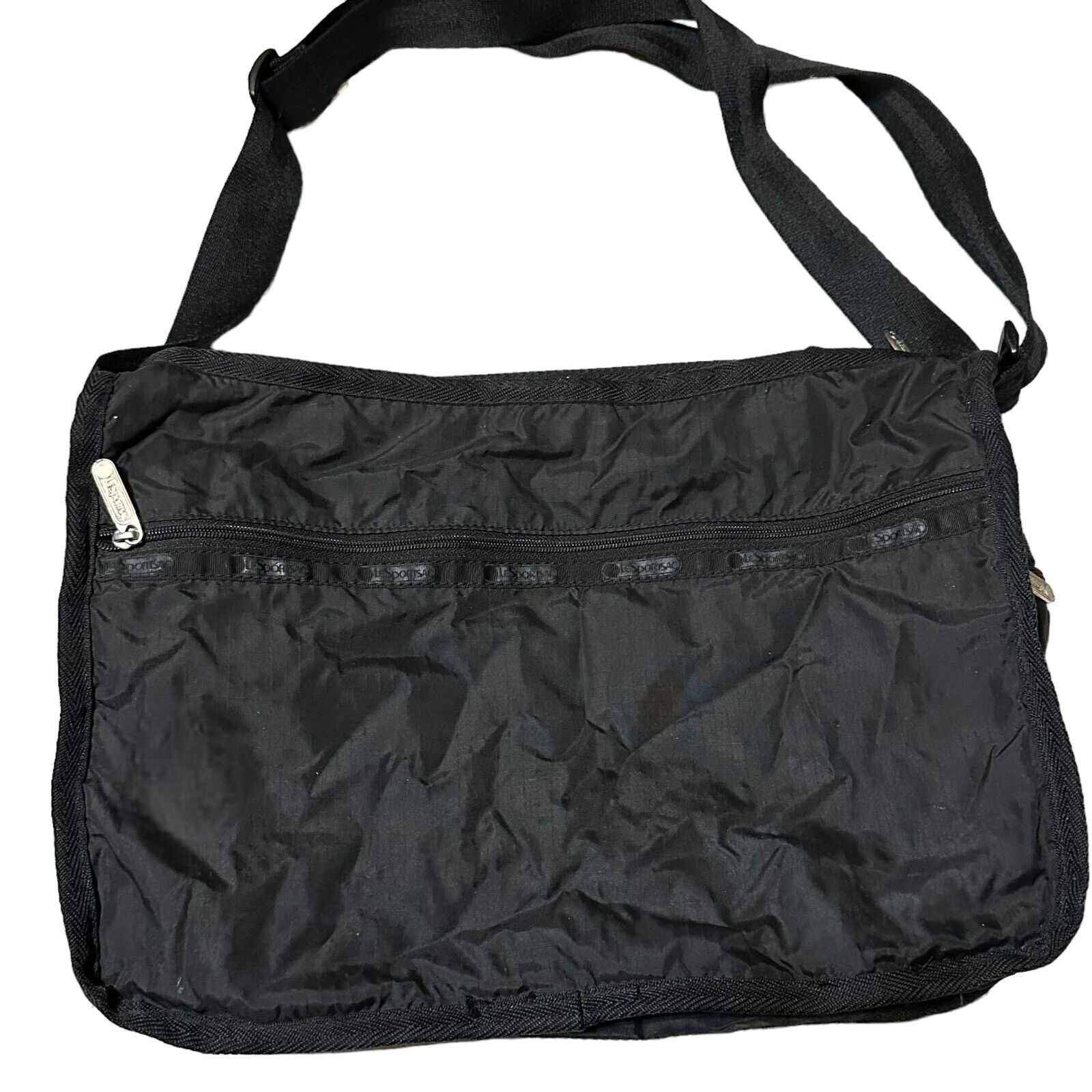 LeSportSac Black Messenger Bag Crossbody Purse - image 5