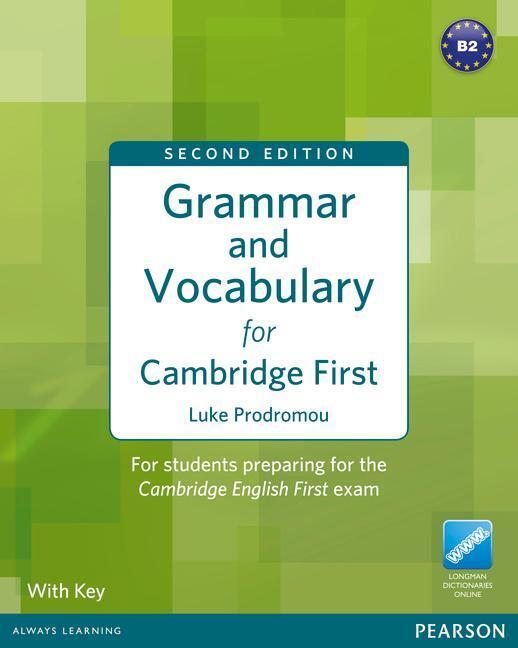 Thumbnail - Grammar And Vocabulary For Cambridge First (with Key) | Luke Prodromou