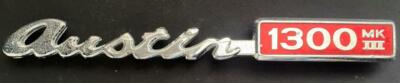 AUSTIN 1300 MKIII ALUMINIUM SCHRIFT AUTO ABZEICHEN EMBLEM ABZEICHEN