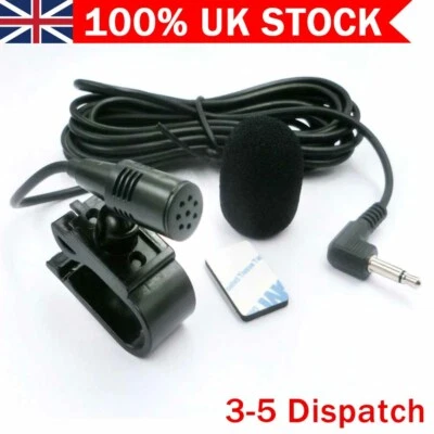 UK PIONEER IN CAR CD DVD MICROPHONE HANDS FREE STEREO MIC 3.5MM INTERFACE