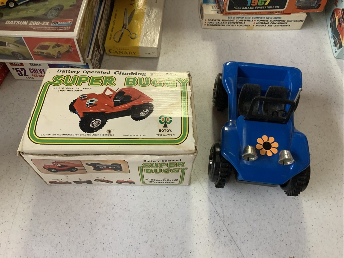 Y*u Vintage Botoy Super-Climbing Tumble Blue Buggy Toy | eBay