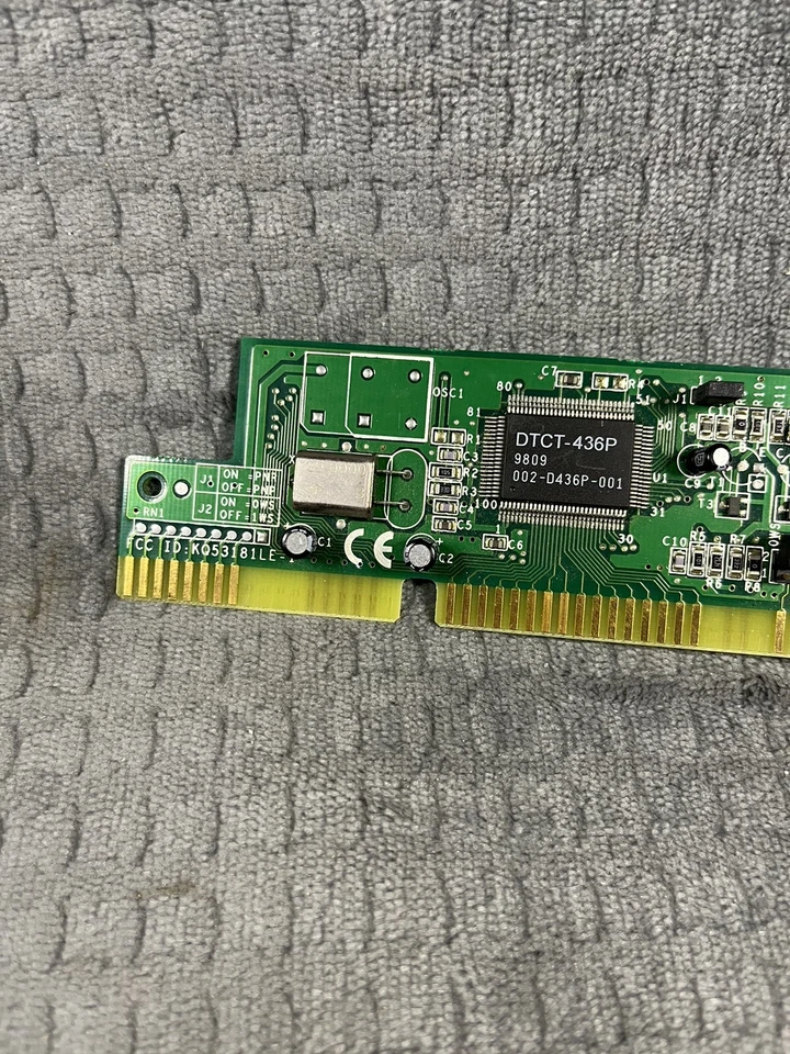 Vintage DTCT 436P SCSI PORT Controller Card 3181L-E01 16-BIT ISA BUS PC AT - Image 2 of 4