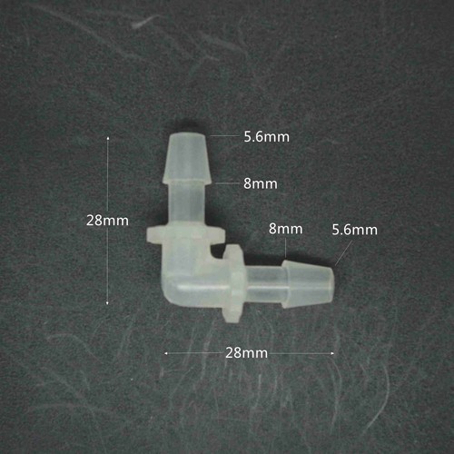 10pcs 1.6mm To 20mm Barbed Elbow Equal PP Pipe Plastic Fitting Aquariums Fish - Picture 12 of 29