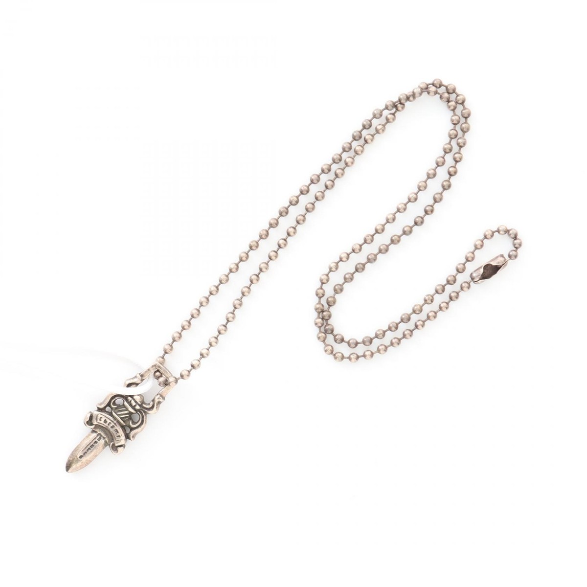 CHROME HEARTS Dagger Necklace 44cm Silver925 Pendant Used