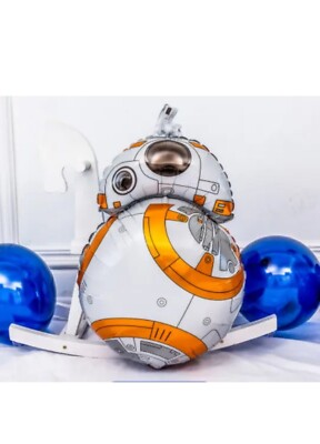 Giant 80cm BB-8 Robot Skywalker Aluminium Foil Balloon Birthday Party Decoration