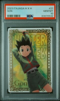 PSA10 SP-21 Gon HUNTER×HUNTER Itajaga Wafer Card | eBay