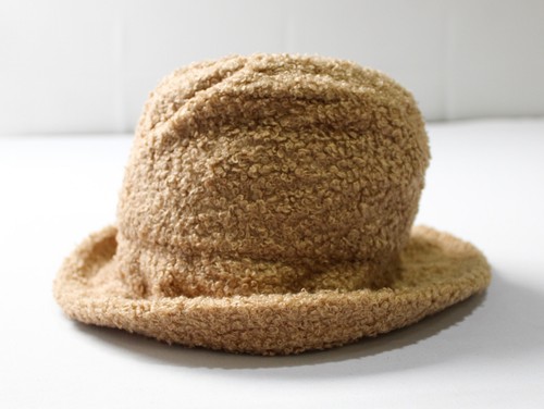 GB Girls Girl's Classic Simple & Soft Sherpa Bucket Hat CL8 Beige One Size NWT