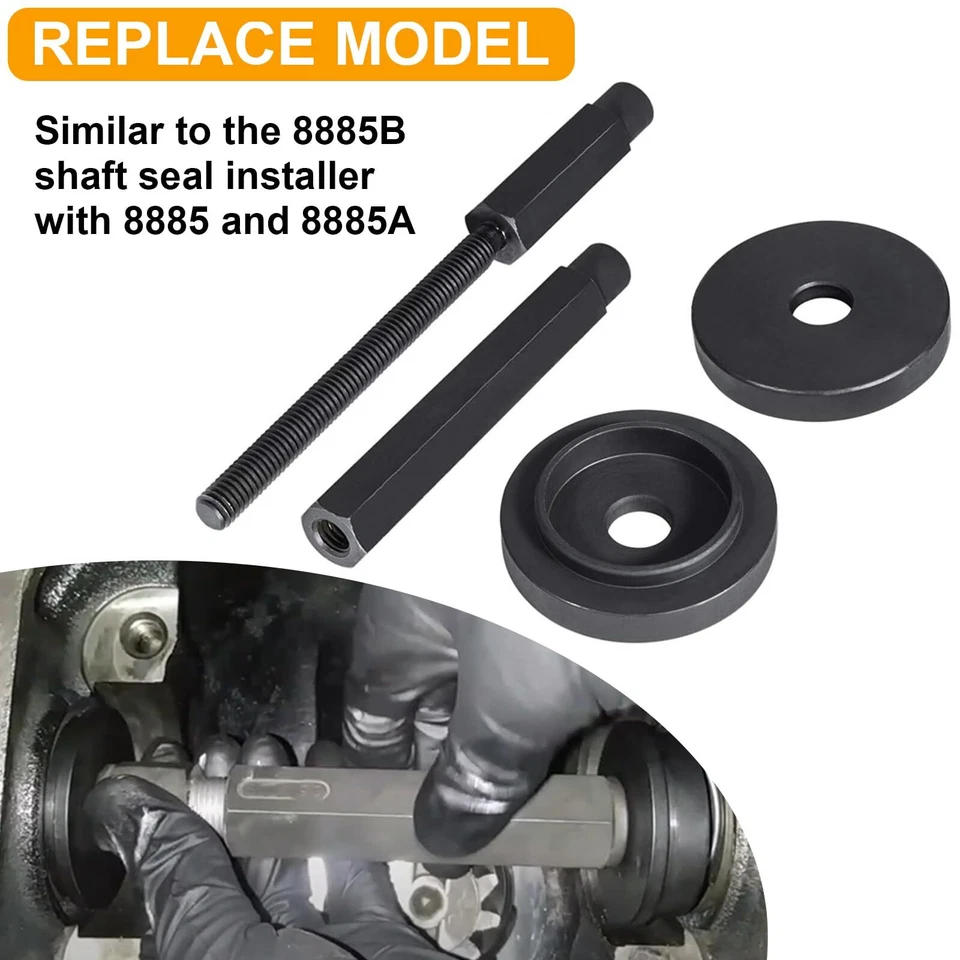 Juego de herramientas de instalación de sello de eje interior 8885 para camioneta Dodge Ram 1500 2500 3500 Foto 3 de 4