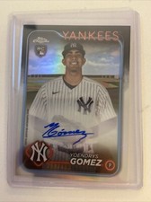 2024 Topps Update Chrome  Yoendrys Gomez Auto rookie /499 #RA-YG