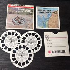 Vintage View-Master 3-Reel Set Grand Canyon River Expedition Complete EUC A275