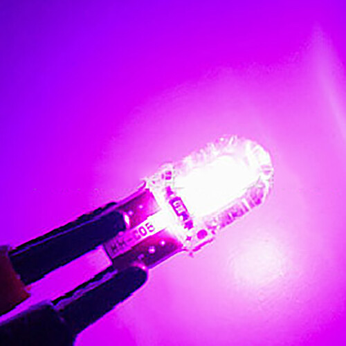 10X T10 Led Light Bulb 1w License Lamp Silicone Car Cob Lighting 12v 360°-beam - Picture 13 of 14