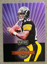 1996 Playoff Football #28 Kordell Stewart Unsung Heroes Insert Steelers