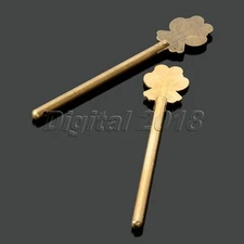 Antique Brass Chinese Butterfly Style Door Cabinet Latch Key Bolt Lock Hardware