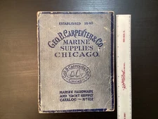 Antique Geo. Carpenter Marine hardware and Yacht Supply Catalog No. 102  1910s