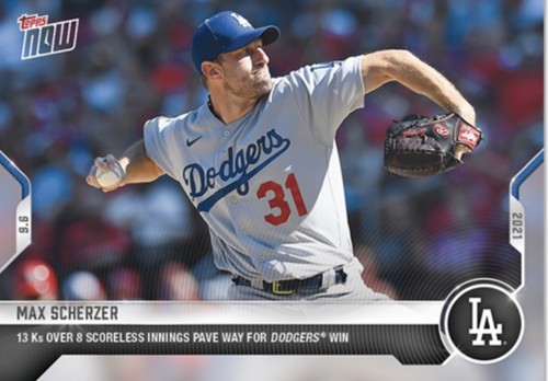 2021 Topps Now 769 Max Scherzer