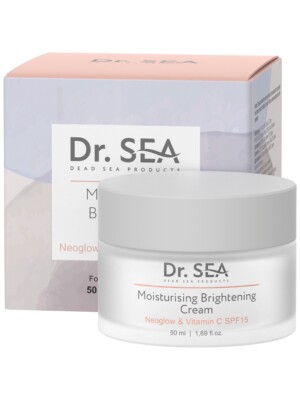 Dr. Sea 50ml 1.7 Oz Moisturising Brightening Cream Spf 15 Dead Sea Minerals