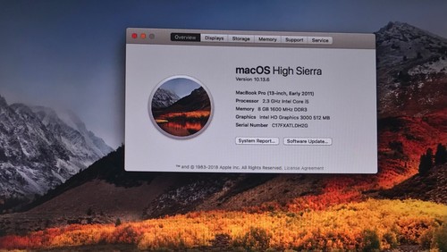 APPLE MACBOOK PRO A1278 2011 i5-2415M@2.3GHz 8GB RAM 256GB SATA SSD 13.3" *READ - Picture 8 of 15