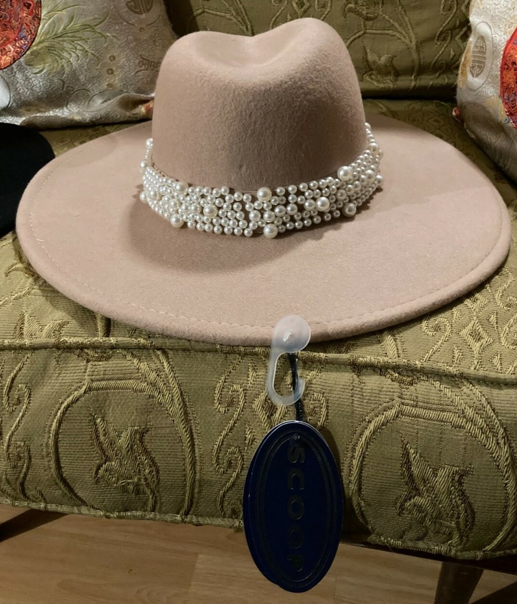 Scoop NYC wide brim fedora B&S Premium Lewis - Wide Brim Fedora Hat - 100% Wool Felt  main image 3