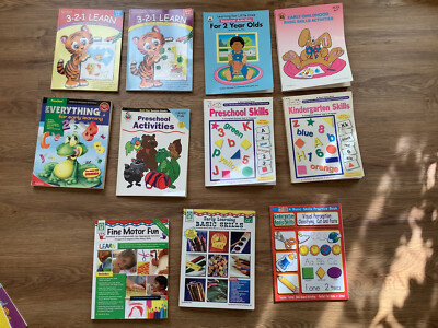 Preschool and Kindergarten skills books