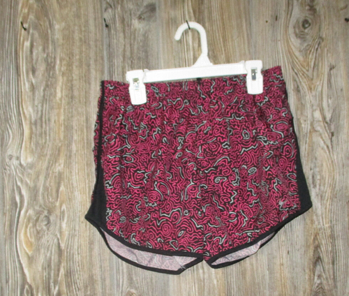 Nike Dri Fit Pink Black Shorts & Under Armour Purple Leggings Girls XL Lot - Picture 3 of 20