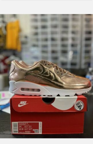 Nike Air Max 90 SP Damskie/męskie Metaliczne Różowe Sneakersy W Rozmiar 14 M Rozmiar 12,5 - Zdjęcie 1 z 6