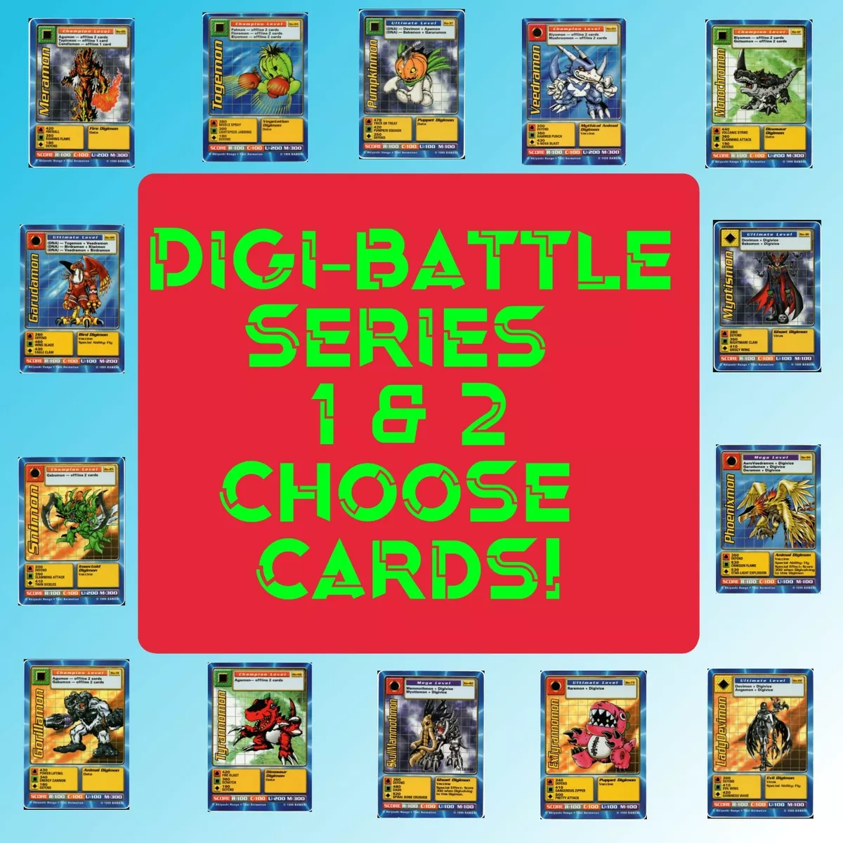 DIGIMON CARD GAME BT-05 BATTLE OF OMEGA cards list