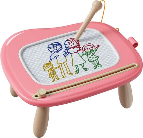 Magnetic Drawing, Writing Board for Toddlers Learning - Educational Toys (Pink) - Afbeelding 1 van 7